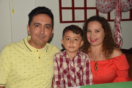 Cesar Augusto Monje, Juan Pablo Monje Cardozo, Zoraida Cardozo Carillo.